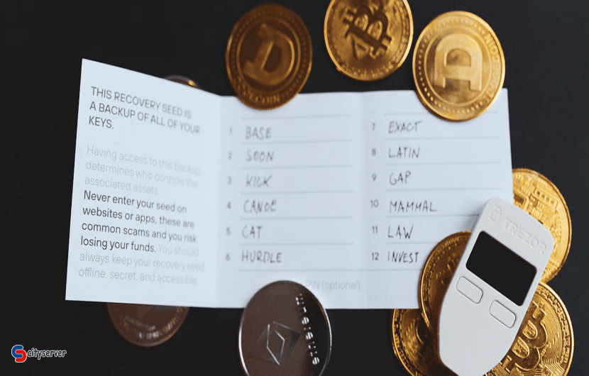 عبارات بازیابی کیف پول دیجیتال