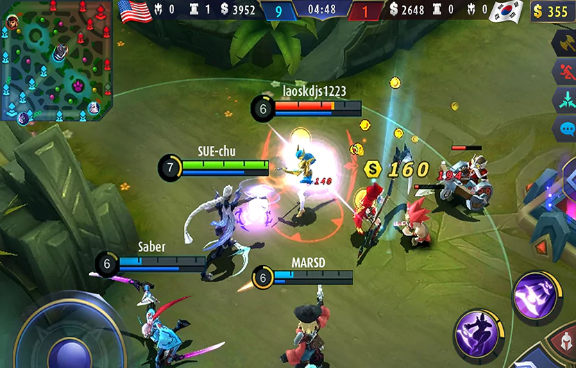 سرویس کاهش پینگ mobile legends